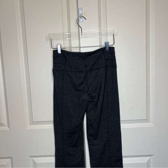 PrAna Leggings Small Contour Chakras Flared Yoga Pants Heather Grey Pants Women - Picture 6 of 13